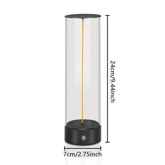 Rechargeable Cordless Portable LED Table Lamp with Magnetic Base, Touch Sensor & 3-Level Dimming - Ideal for Bedroom Lighting